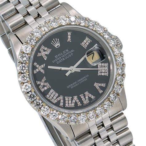 rolex 16014 men's 36mm datejust wristwatch black diamond|Rolex Datejust 36 price.